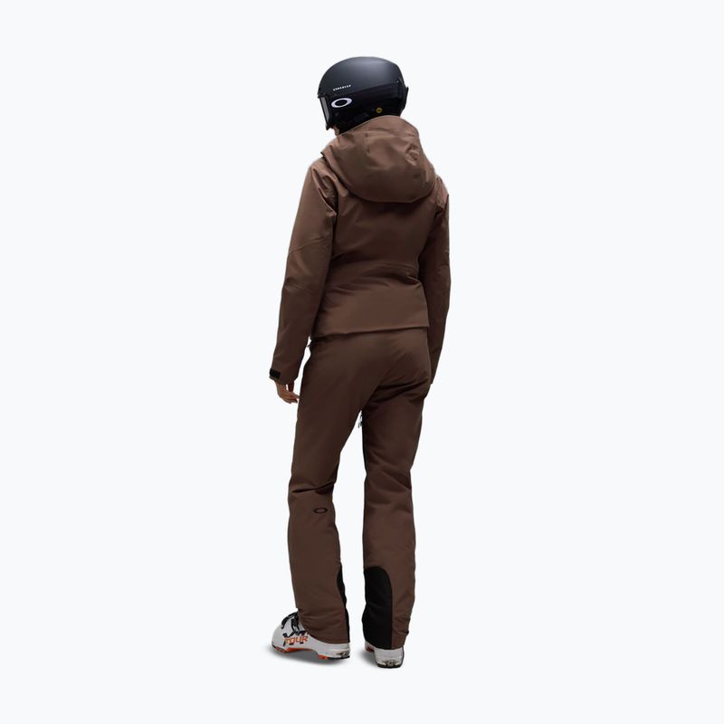 Women's ski jacket Oakley Canopy Insulated dark umber 3