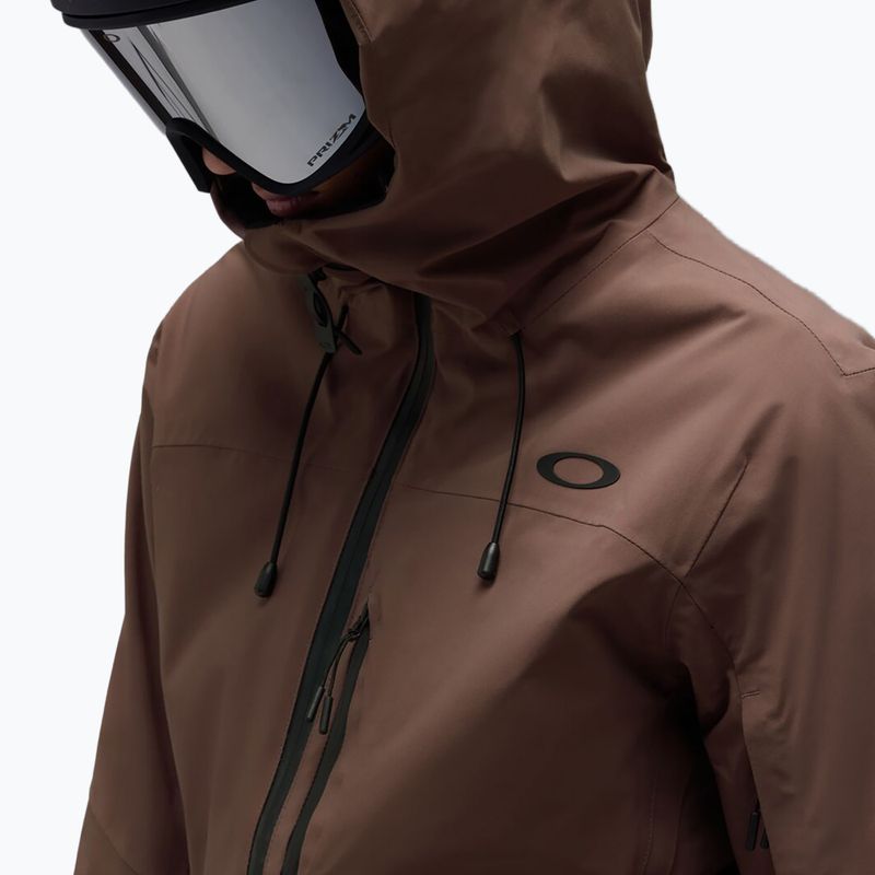 Women's ski jacket Oakley Canopy Insulated dark umber 4
