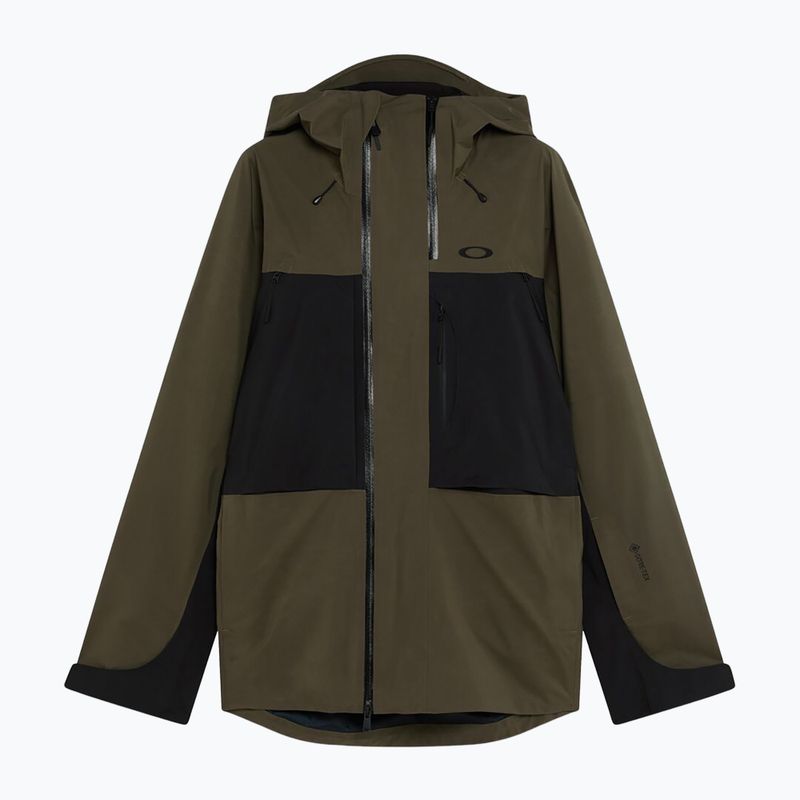 Men's snowboard jacket Oakley Baldface Gore-Tex deep olive/pitch black 7