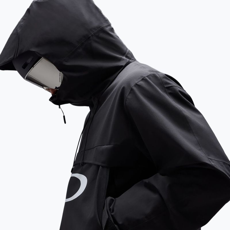 Men's snowboard jacket Oakley Timberline Shell Anorak pitch black 4