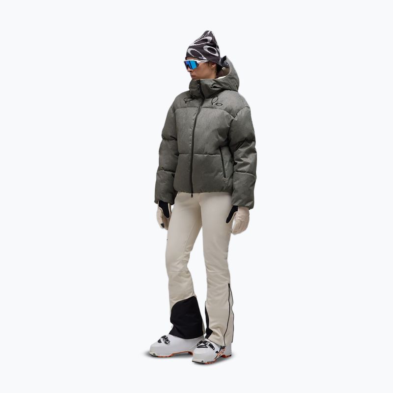 Women's ski jacket Oakley Icicle Cropped cement melange 2