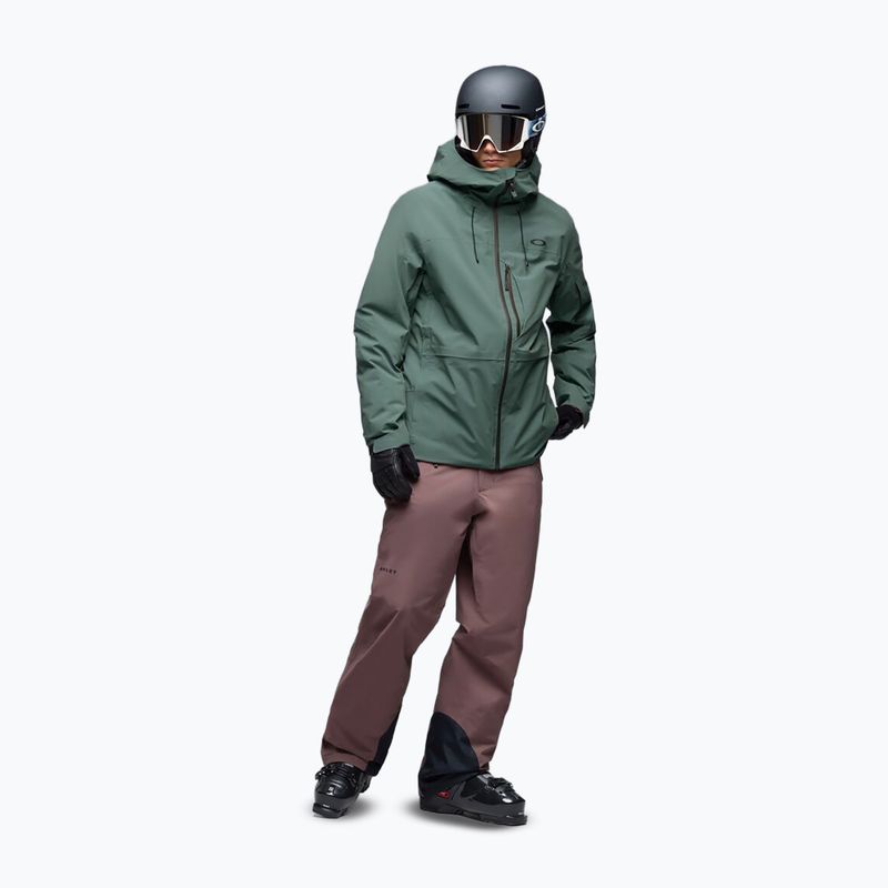 Men's ski jacket Oakley Canopy Insulated aviator green 2