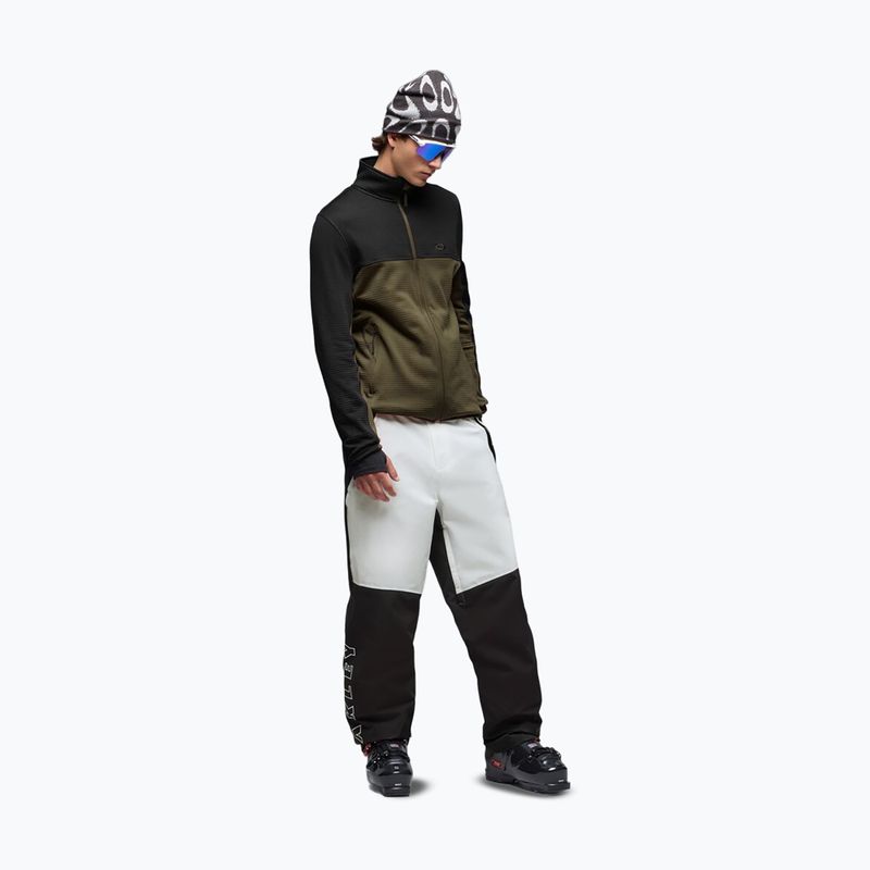 Men's sweatshirt Oakley Canopy FZ blackout/deep olive 2