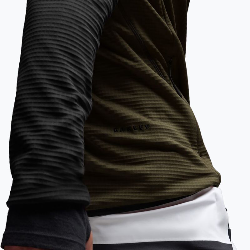Men's sweatshirt Oakley Canopy FZ blackout/deep olive 5