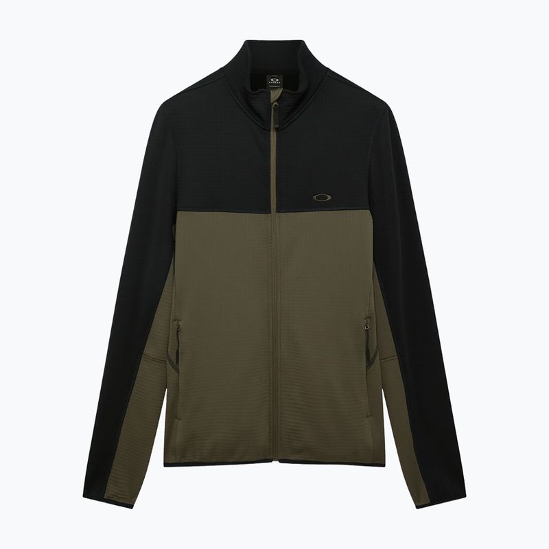 Men's sweatshirt Oakley Canopy FZ blackout/deep olive 6