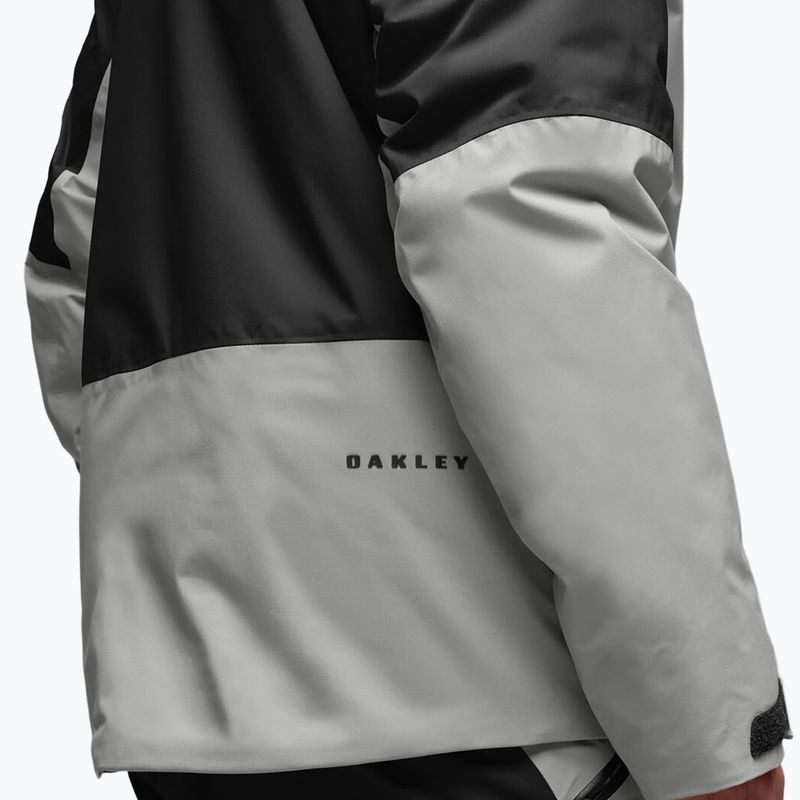 Men's ski jacket Oakley Canopy Pro Insulated pitch black/cement 5