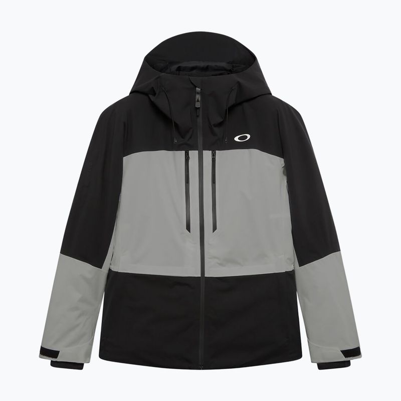 Men's ski jacket Oakley Canopy Pro Insulated pitch black/cement 6