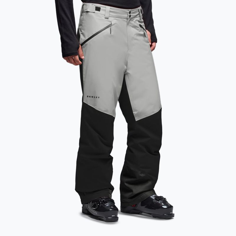 Men's ski trousers Oakley Canopy Pro Insulated Pitch Black/Cement