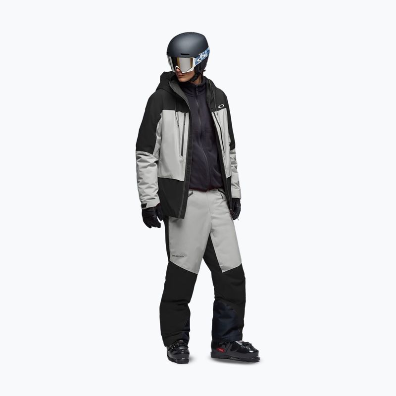 Men's ski trousers Oakley Canopy Pro Insulated Pitch Black/Cement 2