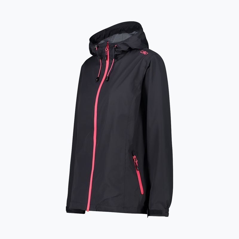 Women's CMP 39X6636 Fix Hood anthracite/gloss rain jacket 3
