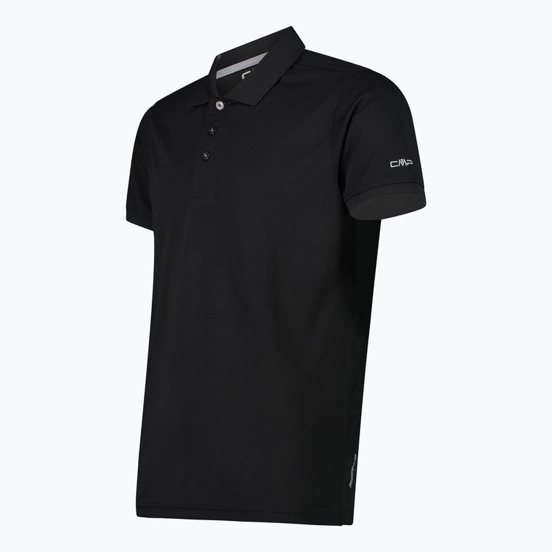 Men's polo shirt CMP 3T60077 Polo nero/cemento 3