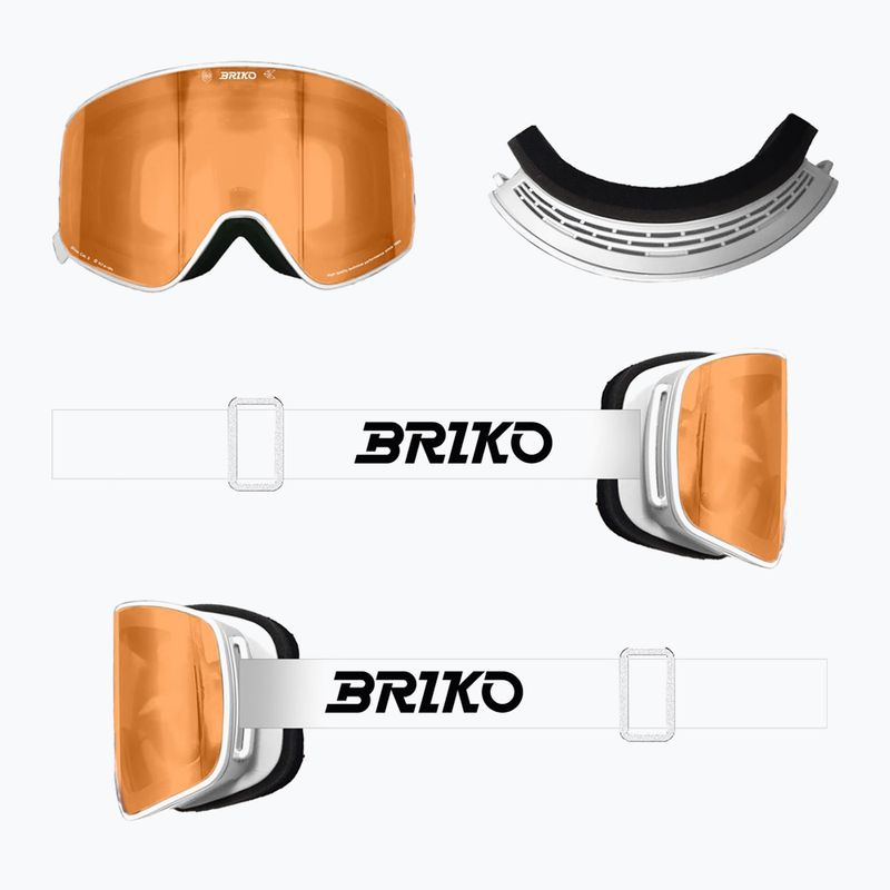 Ski goggles Briko Ingrid Sharp Lite white 6
