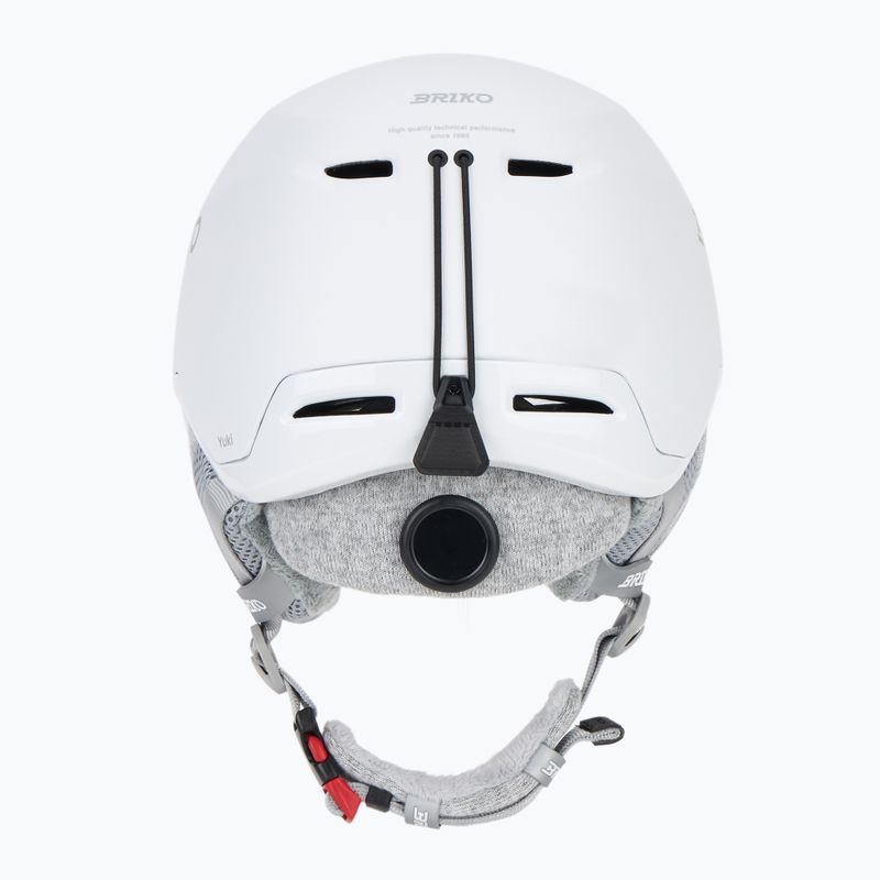 Ski helmet Briko Yuki matt shiny white/silver 4