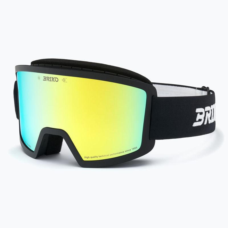 Children's ski goggles Briko Frostbite black/yellow 5
