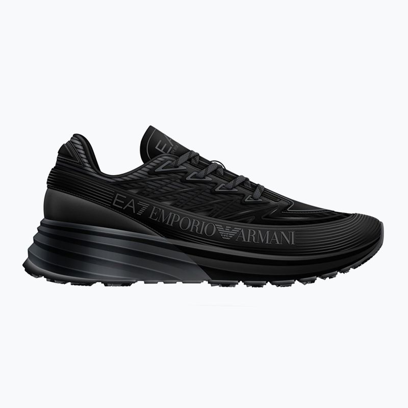 EA7 Emporio Armani Crusher Distance Trail triple black shoes 8