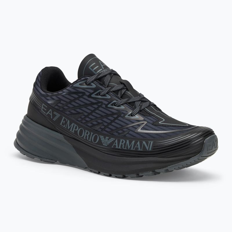 EA7 Emporio Armani Crusher Distance Trail triple black shoes