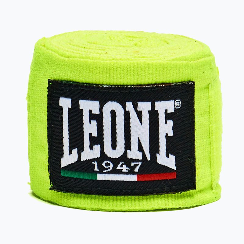 Boxing wraps Leone 1947 Hand Wraps 350 cm giallo fluo/fluo yellow 2