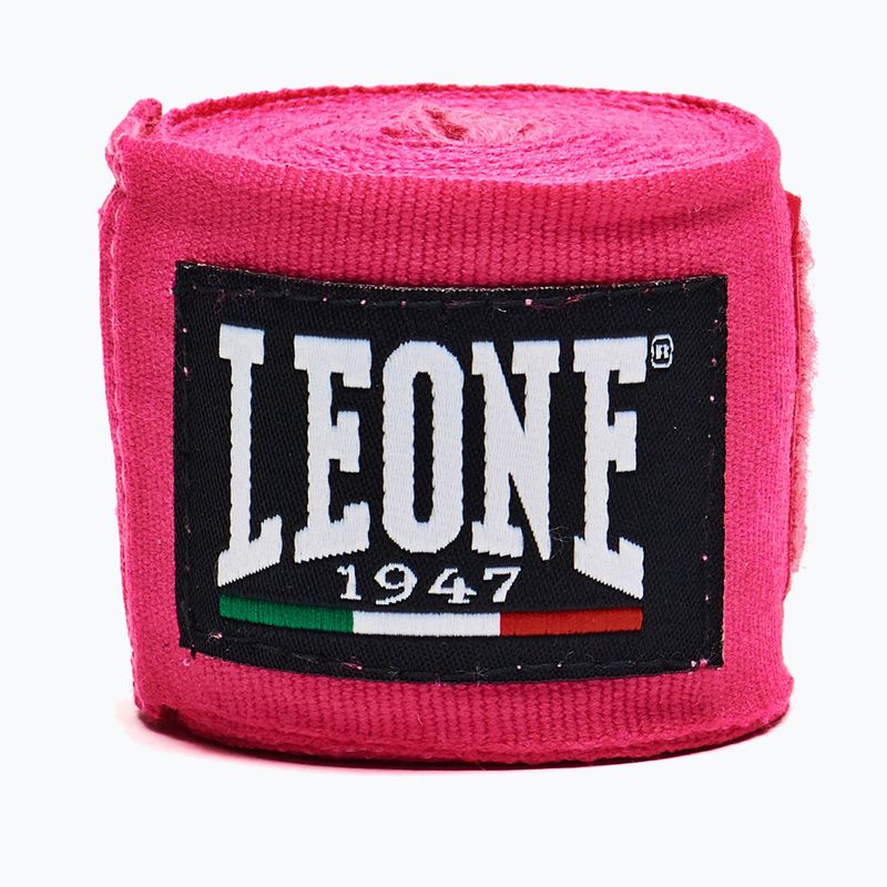Boxing wraps Leone 1947 Hand Wraps 350 cm rosa 2