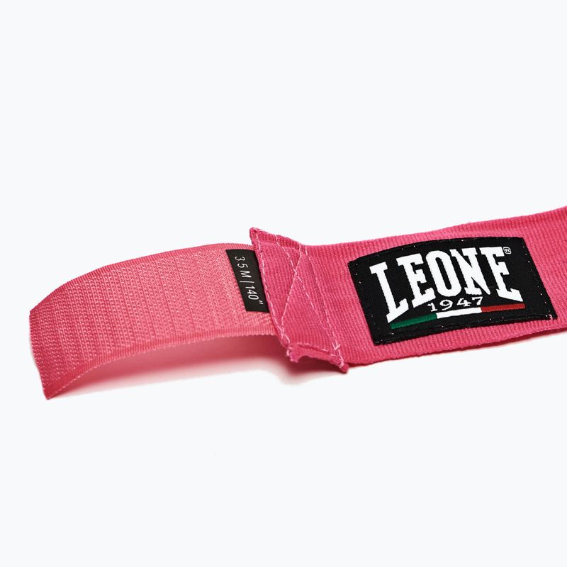 Boxing wraps Leone 1947 Hand Wraps 350 cm rosa 5