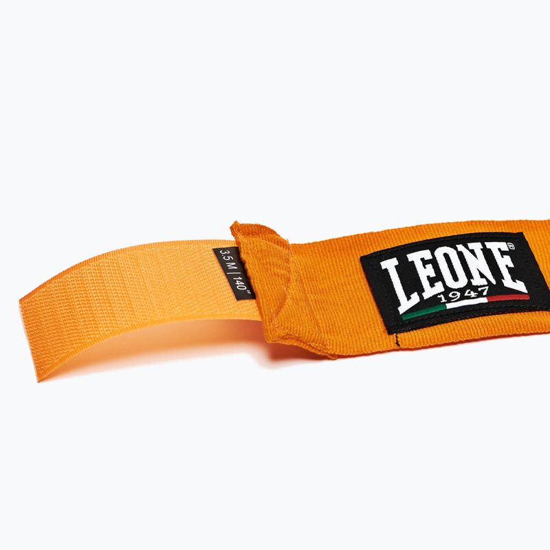Boxing wraps Leone 1947 Hand Wraps 350 cm arancione/orange 5