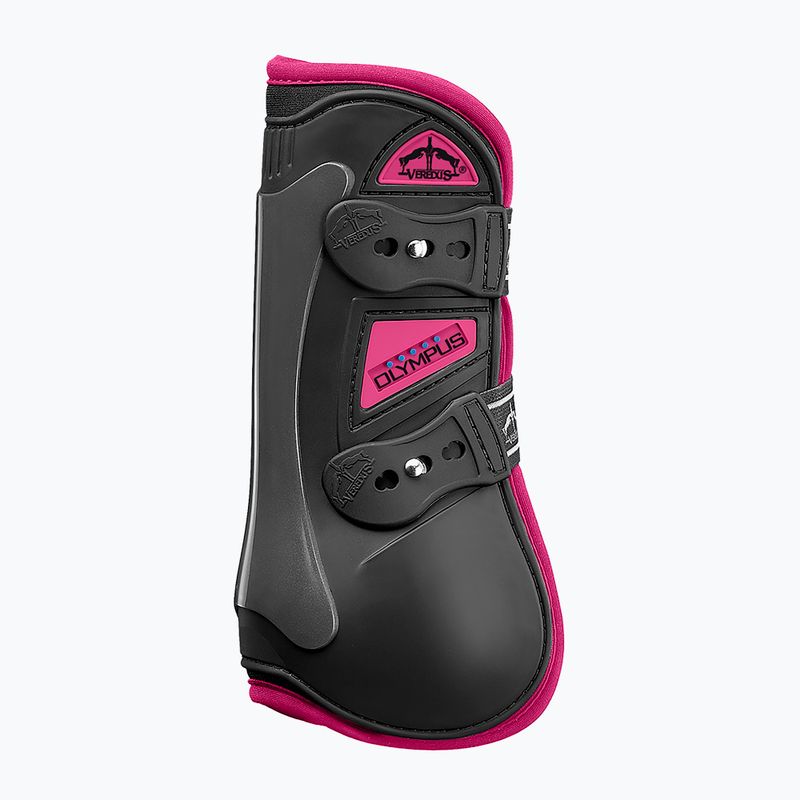 Veredus Olympus Colored black/pink horse front protectors OLYCF1LP1