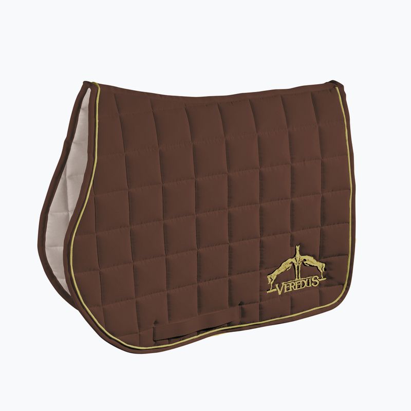 Veredus Grand Slam brown-gold horse jumping cap 4V32GS