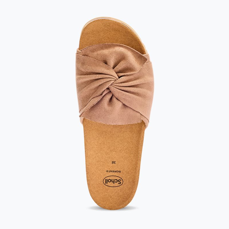 Women's flip-flops Scholl Princess Med camel 4