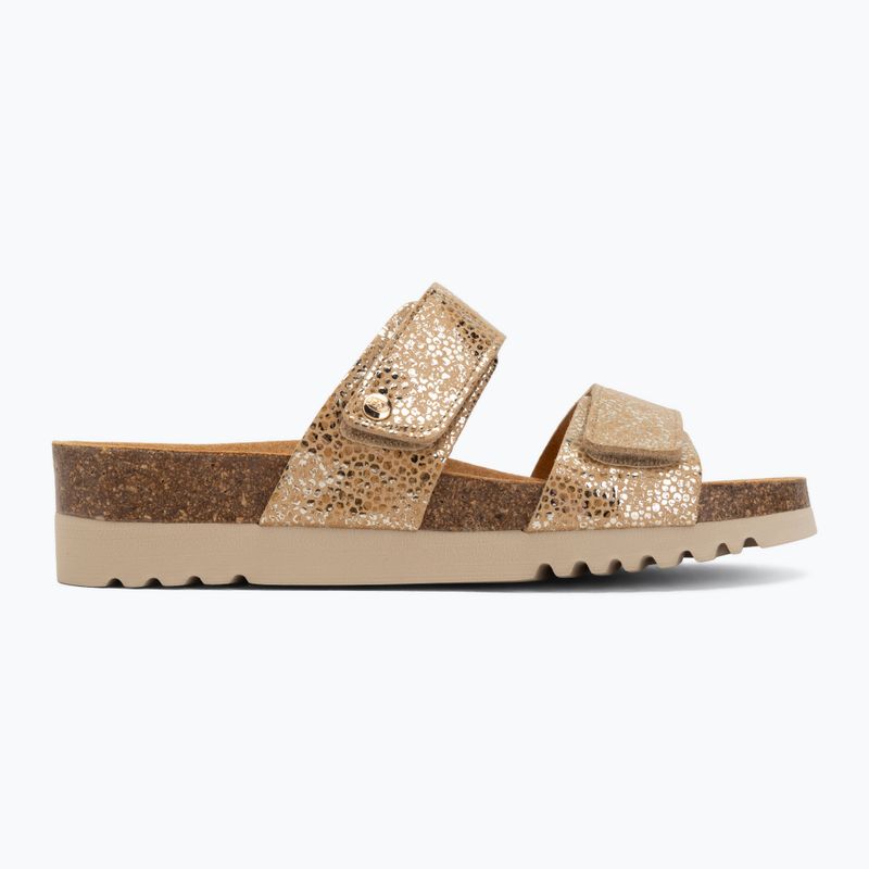 Women's flip-flops Scholl Lusaka 2.0 Med gold 2