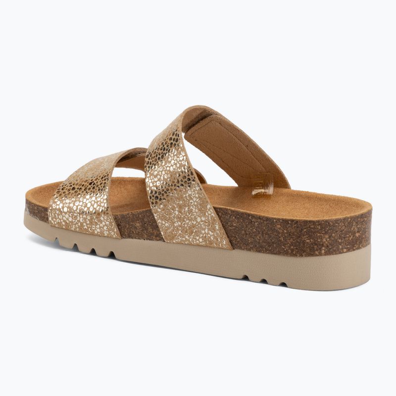 Women's flip-flops Scholl Lusaka 2.0 Med gold 3