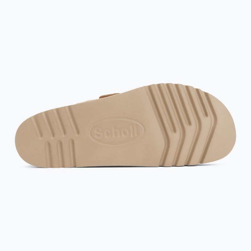 Women's flip-flops Scholl Lusaka 2.0 Med gold 4