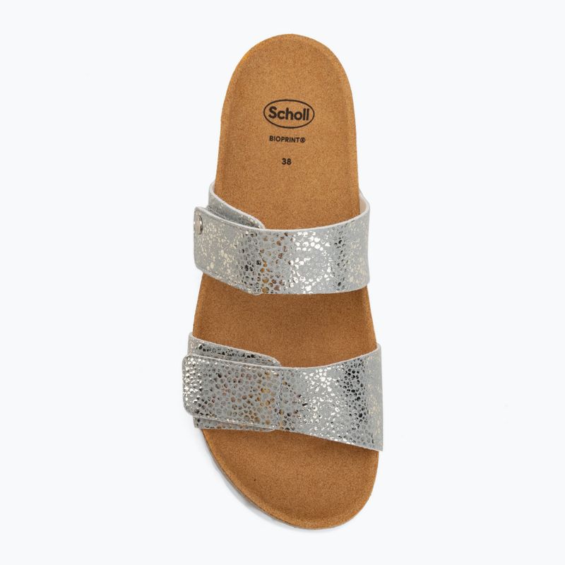 Women's flip-flops Scholl Lusaka 2.0 Med light blue 5