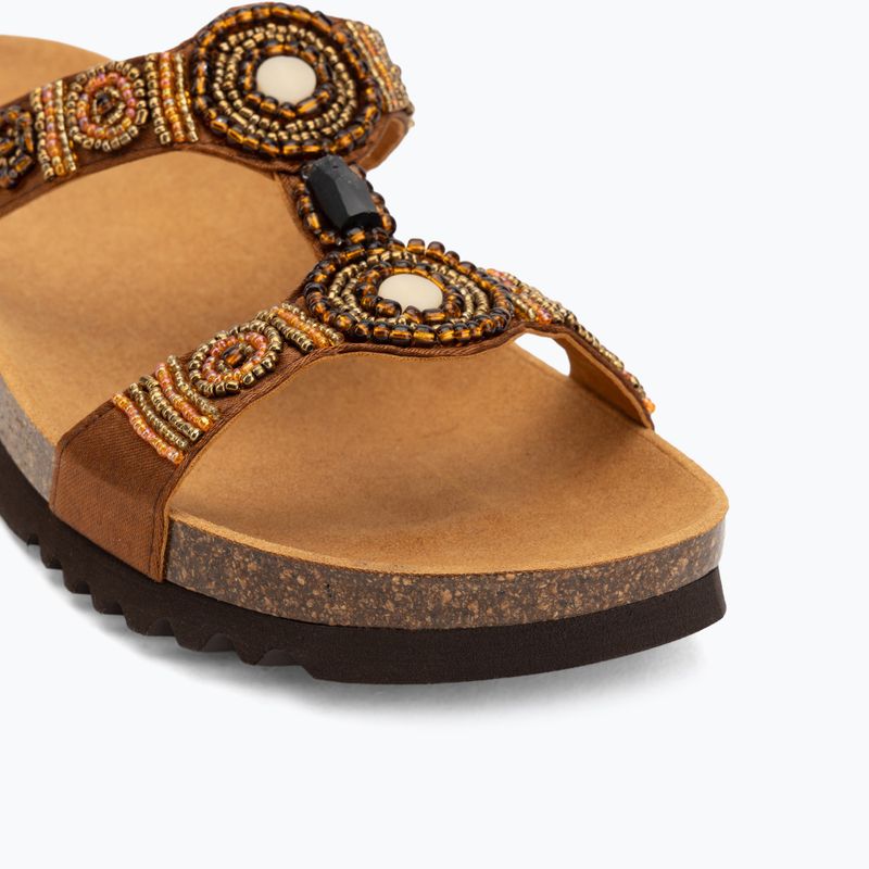 Women's flip-flops Scholl New Bogota Wedge Med cognac/multi 7