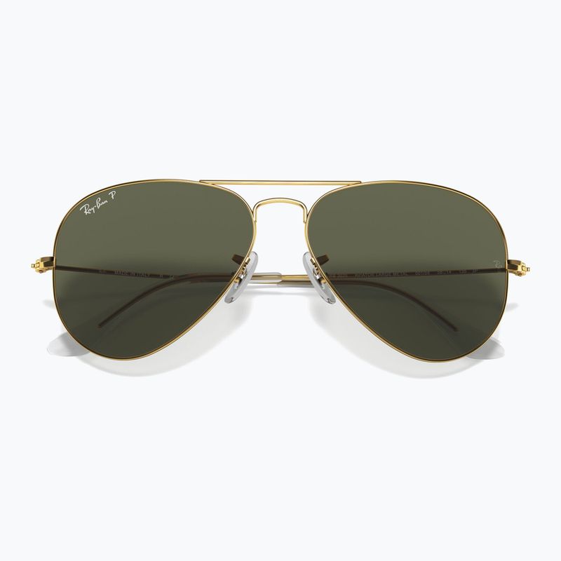 Sunglasses Ray-Ban Aviator Classic arista gold/green g-15 polarized 3