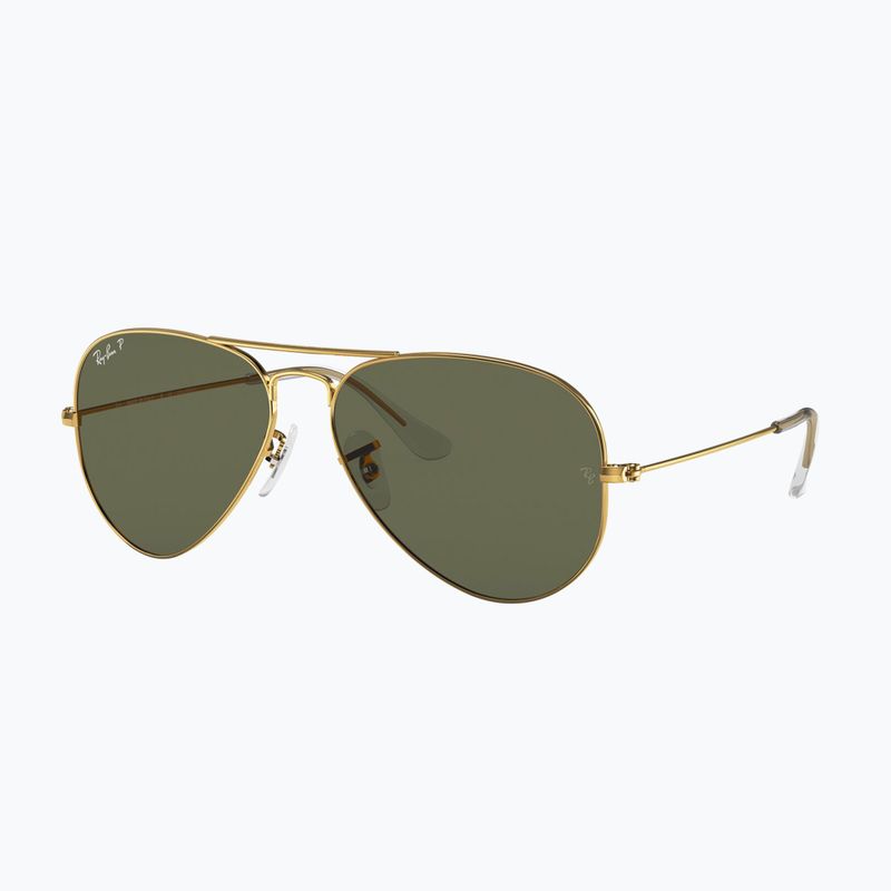Sunglasses Ray-Ban Aviator Classic arista gold/green g-15 polarized 4