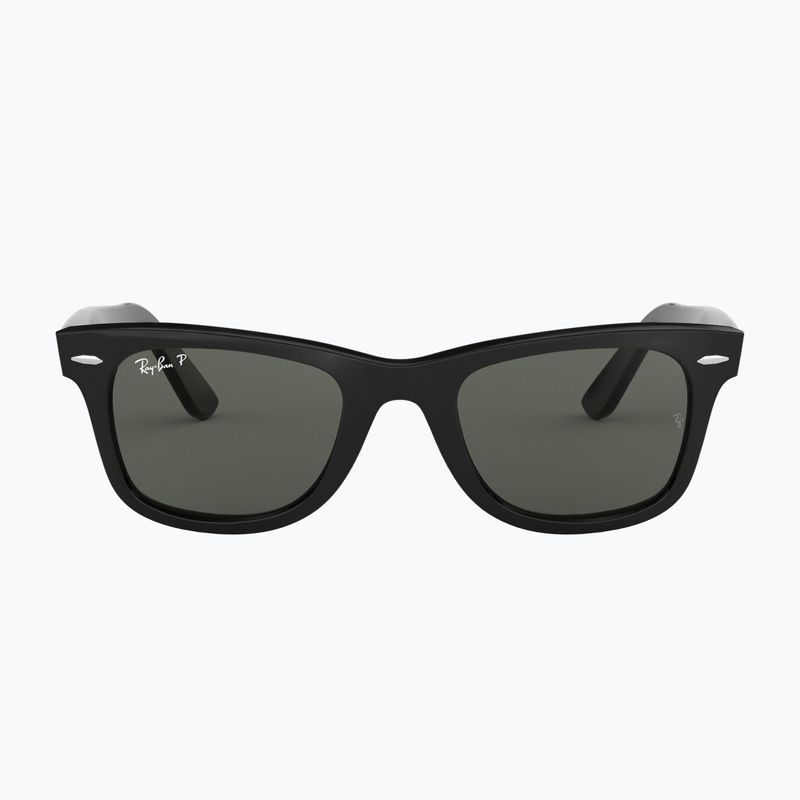 Sunglasses Ray-Ban Wayfarer Classic black/green polarized 2