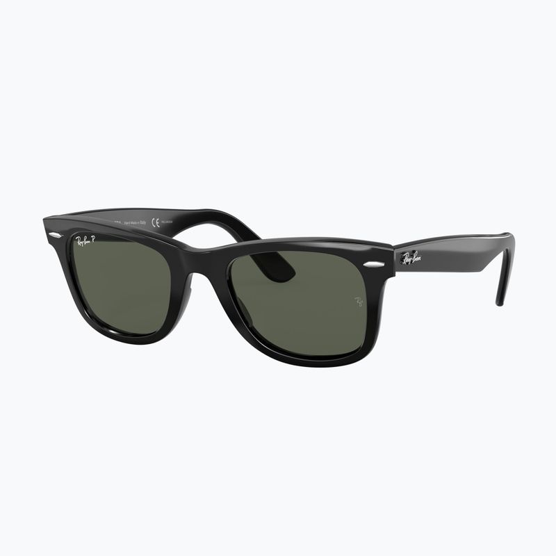 Sunglasses Ray-Ban Wayfarer Classic black/green polarized 4