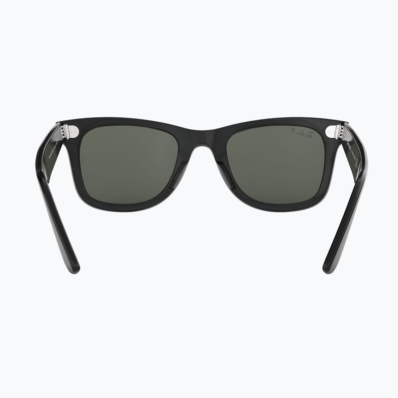 Sunglasses Ray-Ban Wayfarer Classic black/green polarized 5