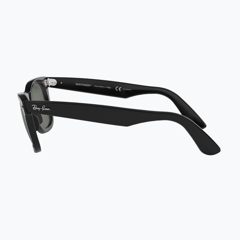 Sunglasses Ray-Ban Wayfarer Classic black/green polarized 7