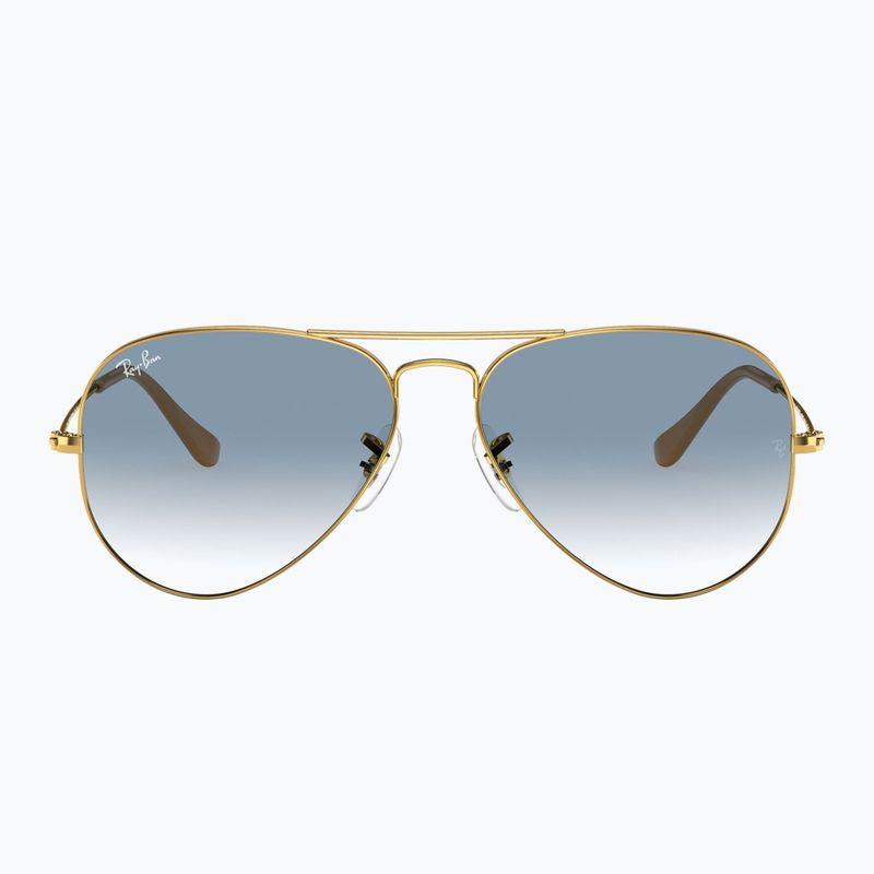 Sunglasses Ray-Ban Aviator Classic arista gold/light blue 2