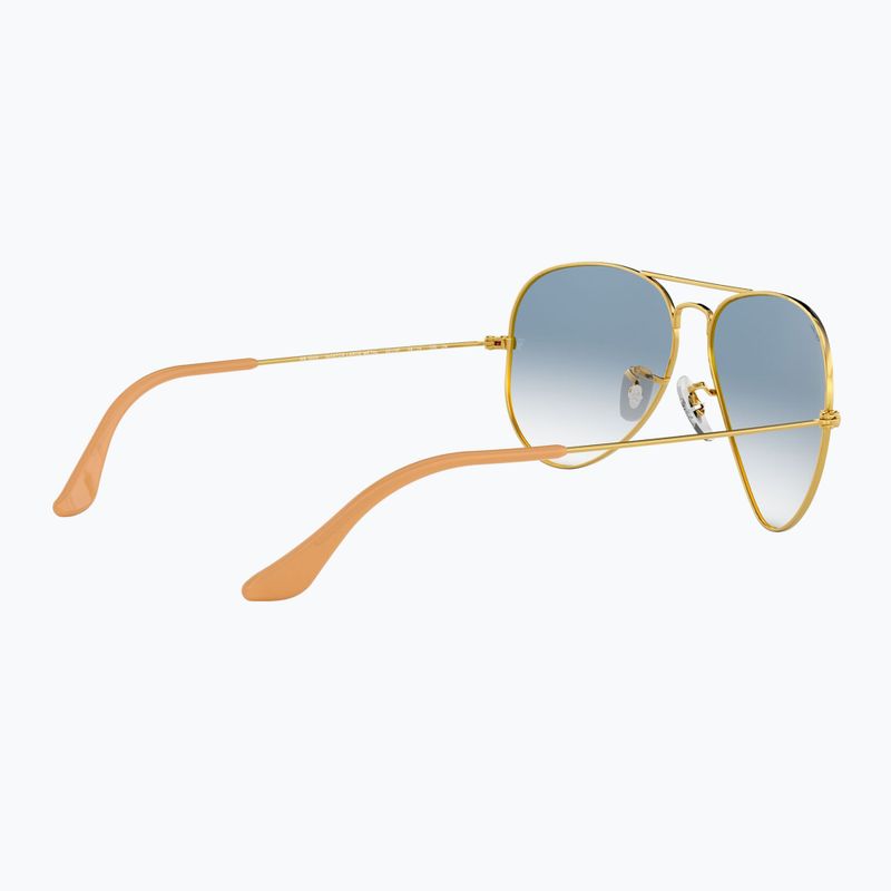 Sunglasses Ray-Ban Aviator Classic arista gold/light blue 6