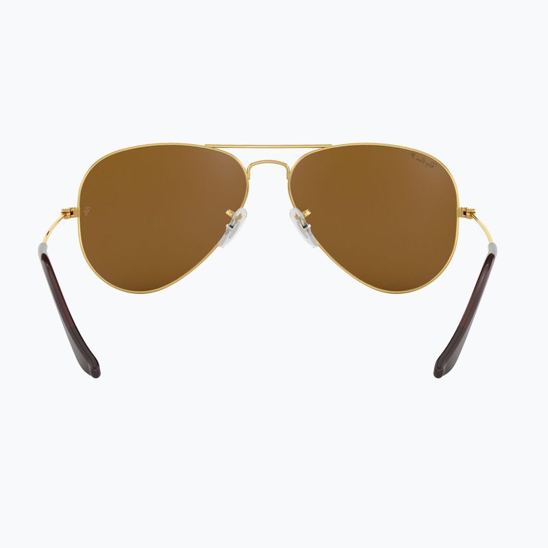 Sunglasses Ray-Ban Aviator Classic arista gold/brown polarized 5