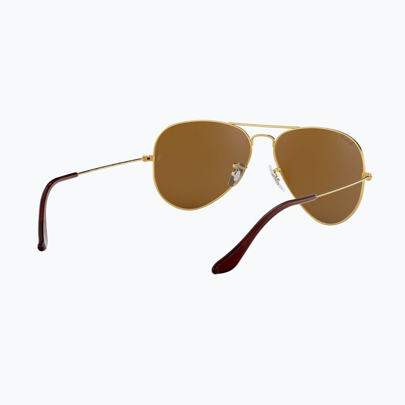Sunglasses Ray-Ban Aviator Classic arista gold/brown polarized 6