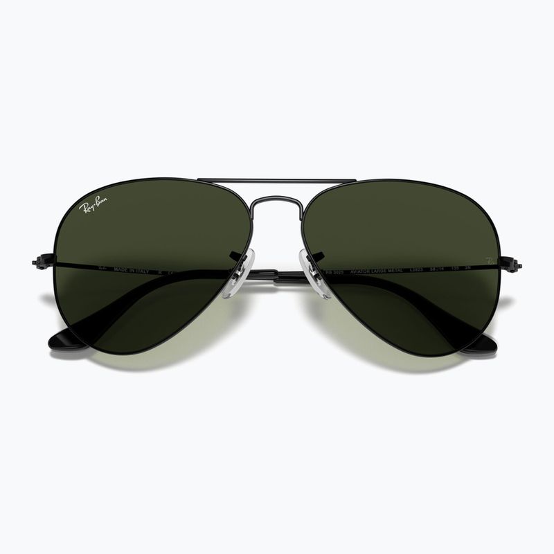 Sunglasses Ray-Ban Aviator Classic black/green g-15 3