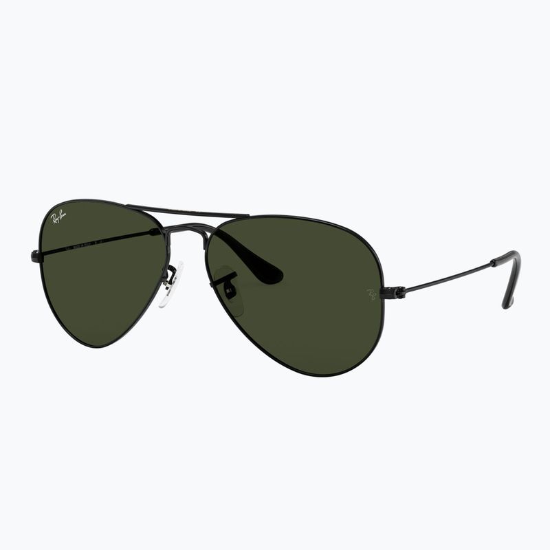 Sunglasses Ray-Ban Aviator Classic black/green g-15 4
