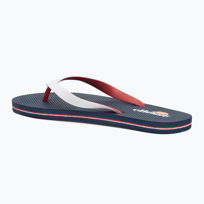 Ellesse Arthur men's flip flops royal red/ white 3