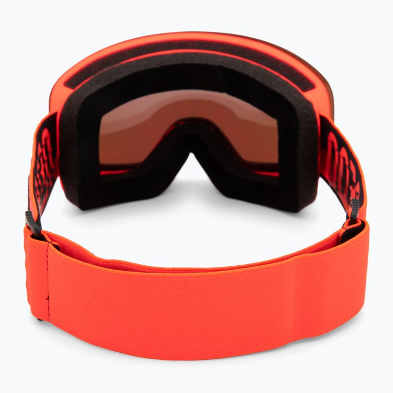 Ski goggles Neon Light red/mirror acciaio 3