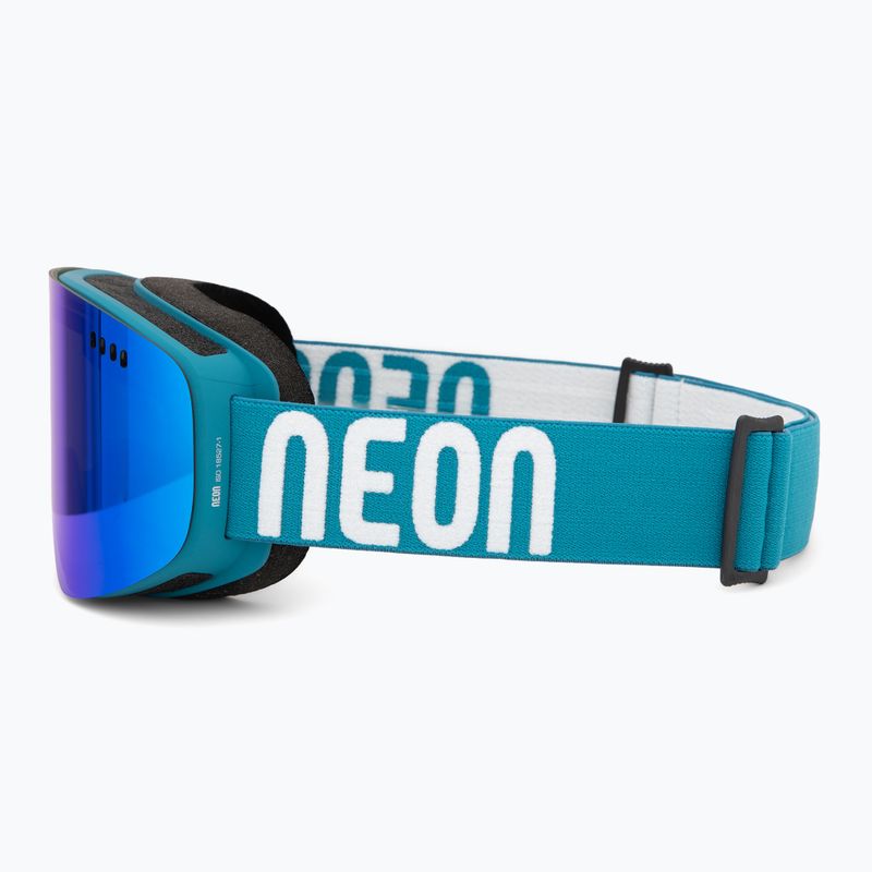 Ski goggles Neon Light petroleum/mirror blue 4