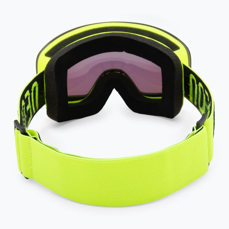 Ski goggles Neon Light yellow/mirror green 3