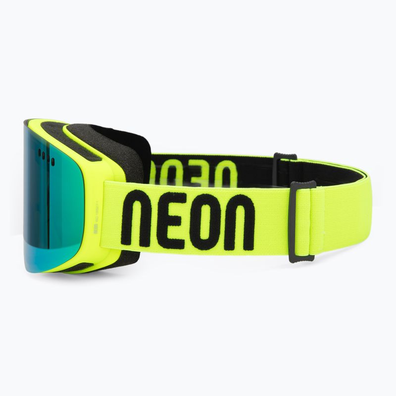 Ski goggles Neon Light yellow/mirror green 4
