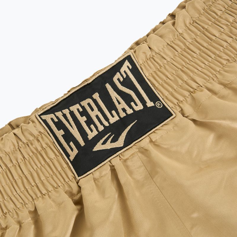 Training shorts Everlast Muay Thai gold/black 3